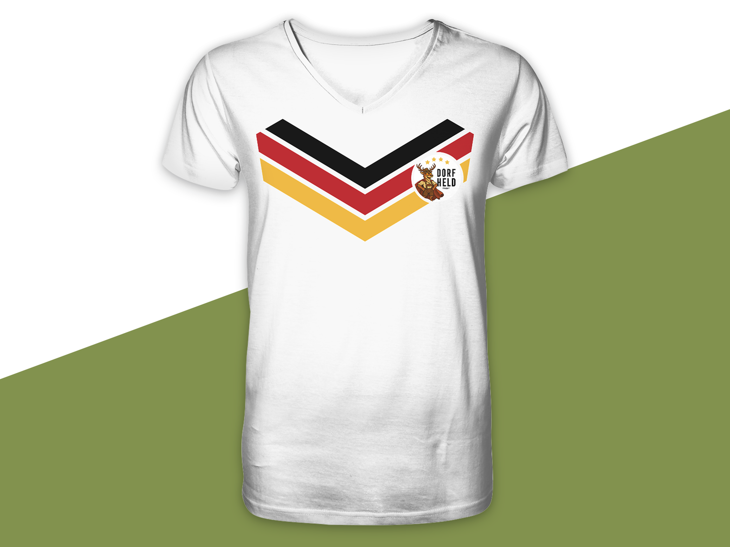 Dorfheld Deutschland Fanshirt - V-Neck Shirt