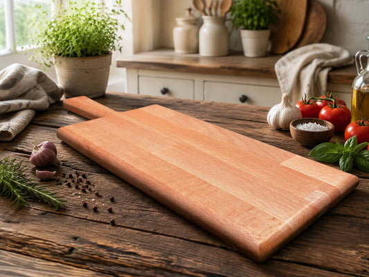 Handgefertigtes Schneidebrett aus Buchenholz – Brotzeitbrett, Servierbrett & Geschenkidee