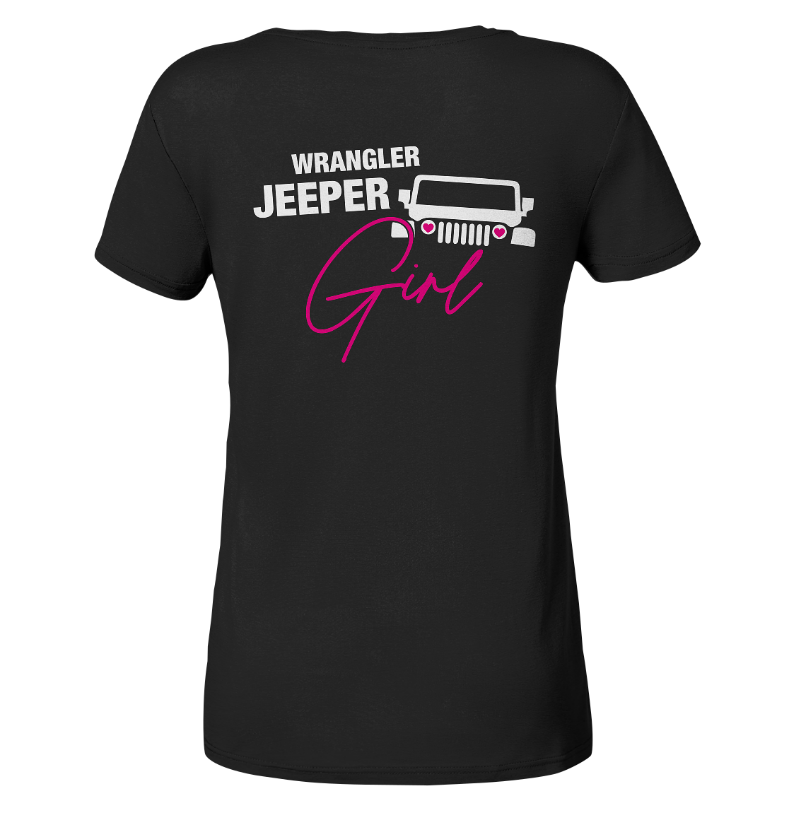 Wrangler Jeeper Girl – Ladies Organic V-Neck Shirt
