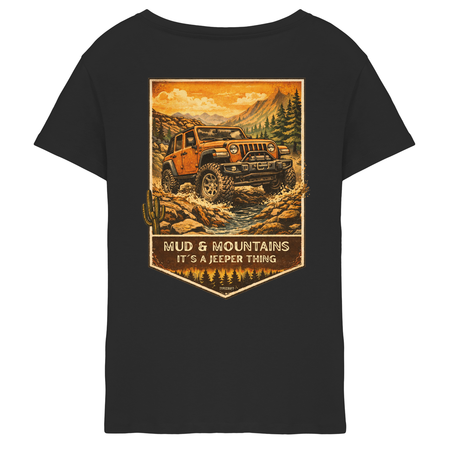 Offroad Legends - Mud & Mountains - Ladies V-Neck Shirt