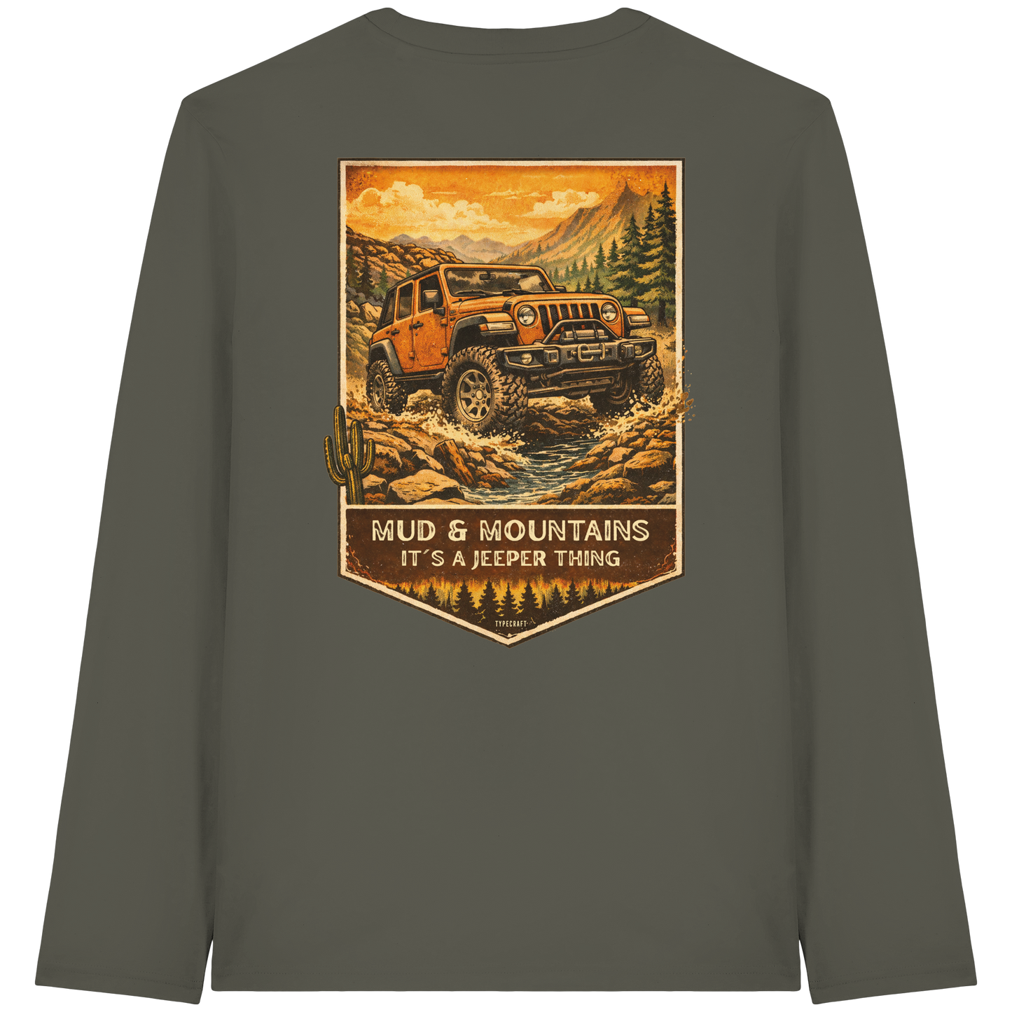 Offroad Legends - Mud & Mountains - Organic Longsleeve T-Shirt