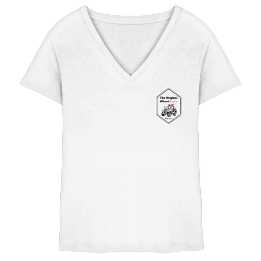 Offroad Queen - Wrangler Jeeper Girl - Ladies V-Neck Shirt