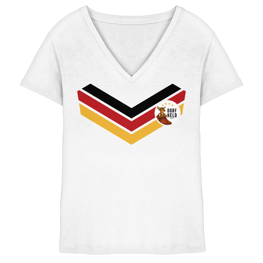 Dorfheld Deutschland Fanshirt - Ladies V-Neck Shirt
