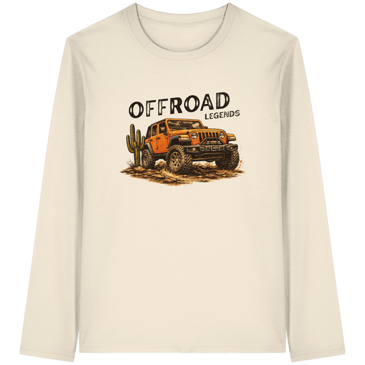 Offroad Legends - Mud & Mountains - Organic Longsleeve T-Shirt