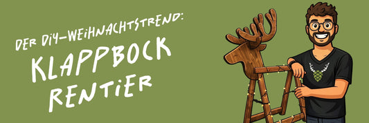 Das DIY Klappbock-Rentier: Der virale Weihnachtsdeko-Trend ganz einfach selbst gebaut