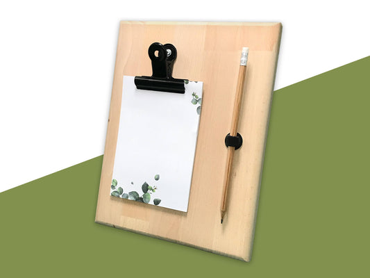 Handgefertigtes Memoboard aus Buchenholz – Praktisch & stilvoll