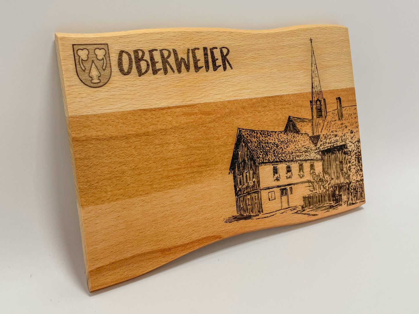 Handgefertigtes Vesperbrett aus Buchenholz – Oberweier Edition