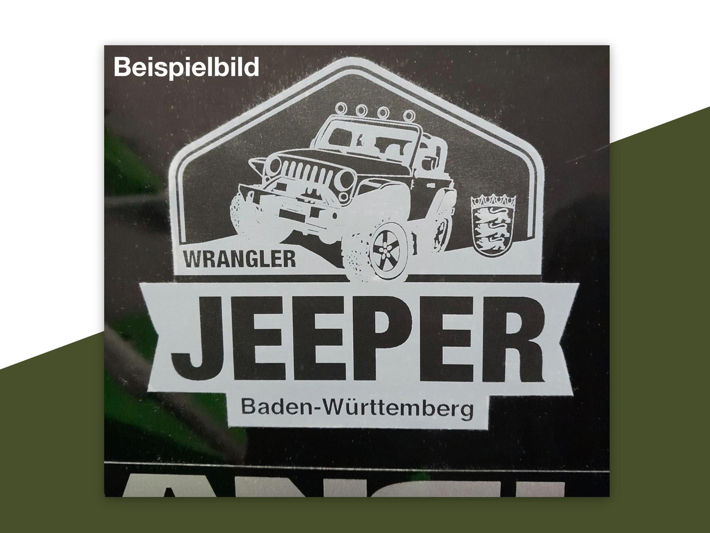 Wrangler Jeeper Baden-Württemberg Auto Aufkleber (2er Set)