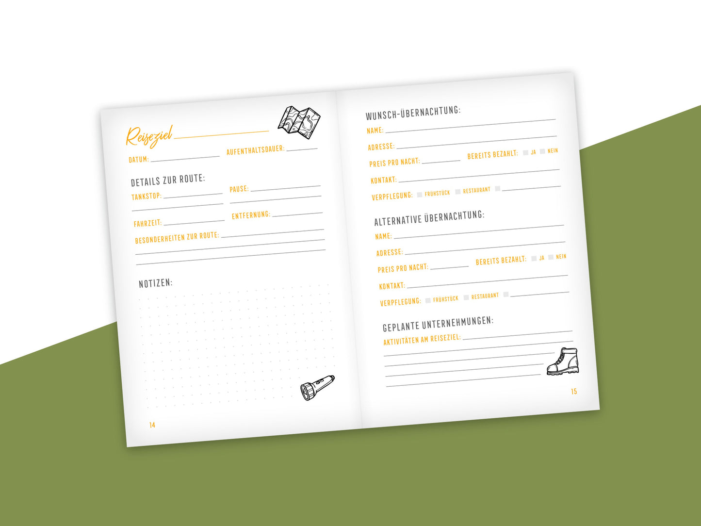 Mein Roadtrip Planer - Der Planer für Deine nächste Reise