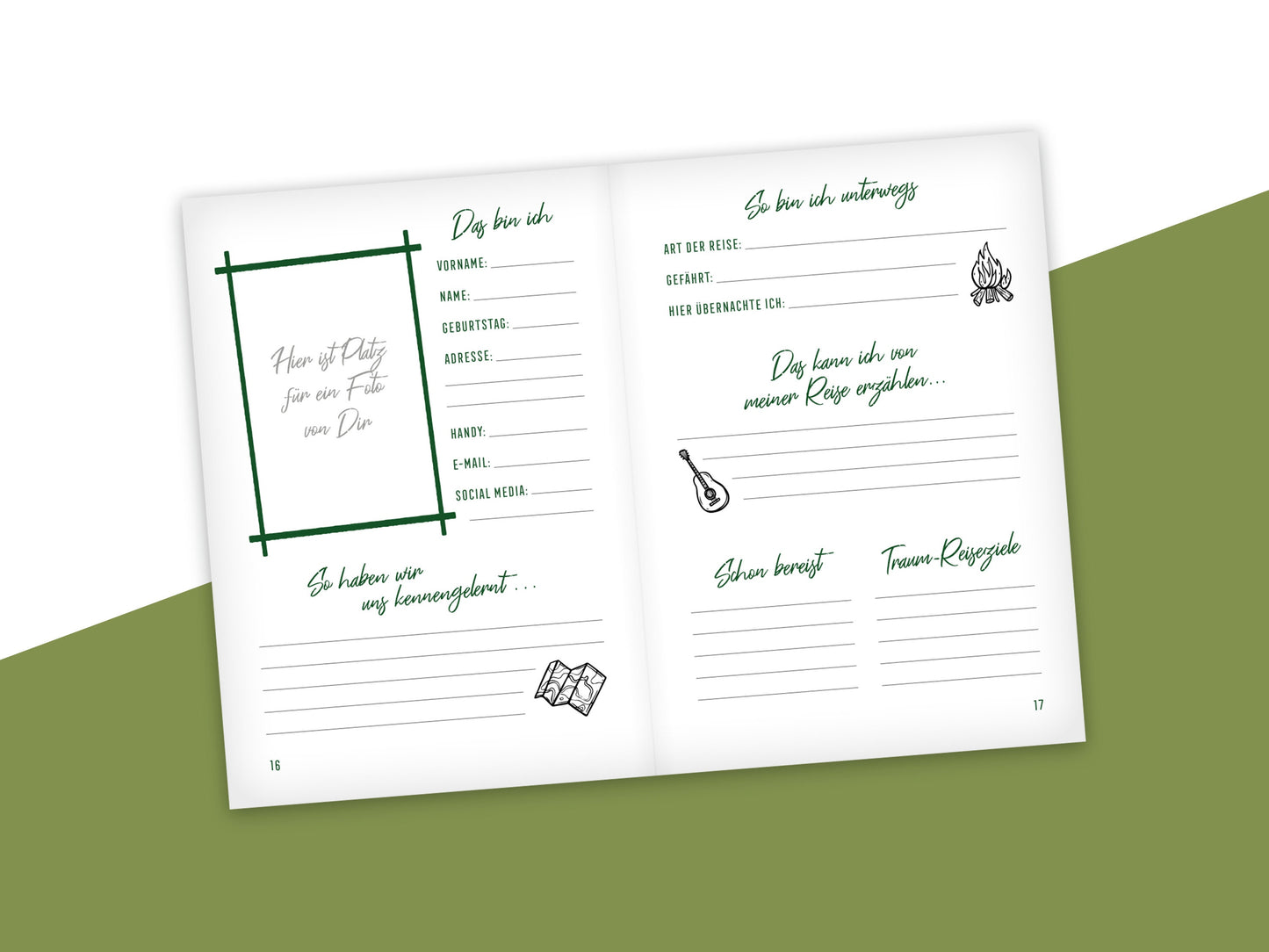 Mein Weltenbummler Freundebuch - Das Freundebuch für unterwegs