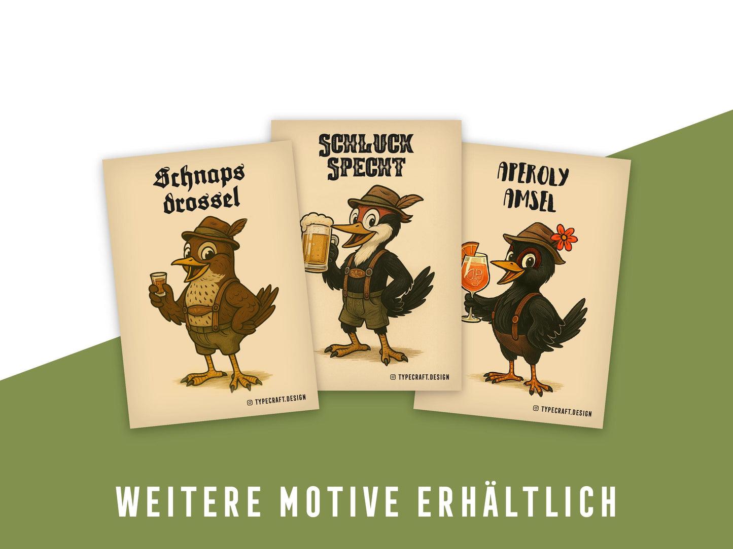 Party Sticker "Schluckspecht" – Für Dorffest, Bauwagenparty & Festival