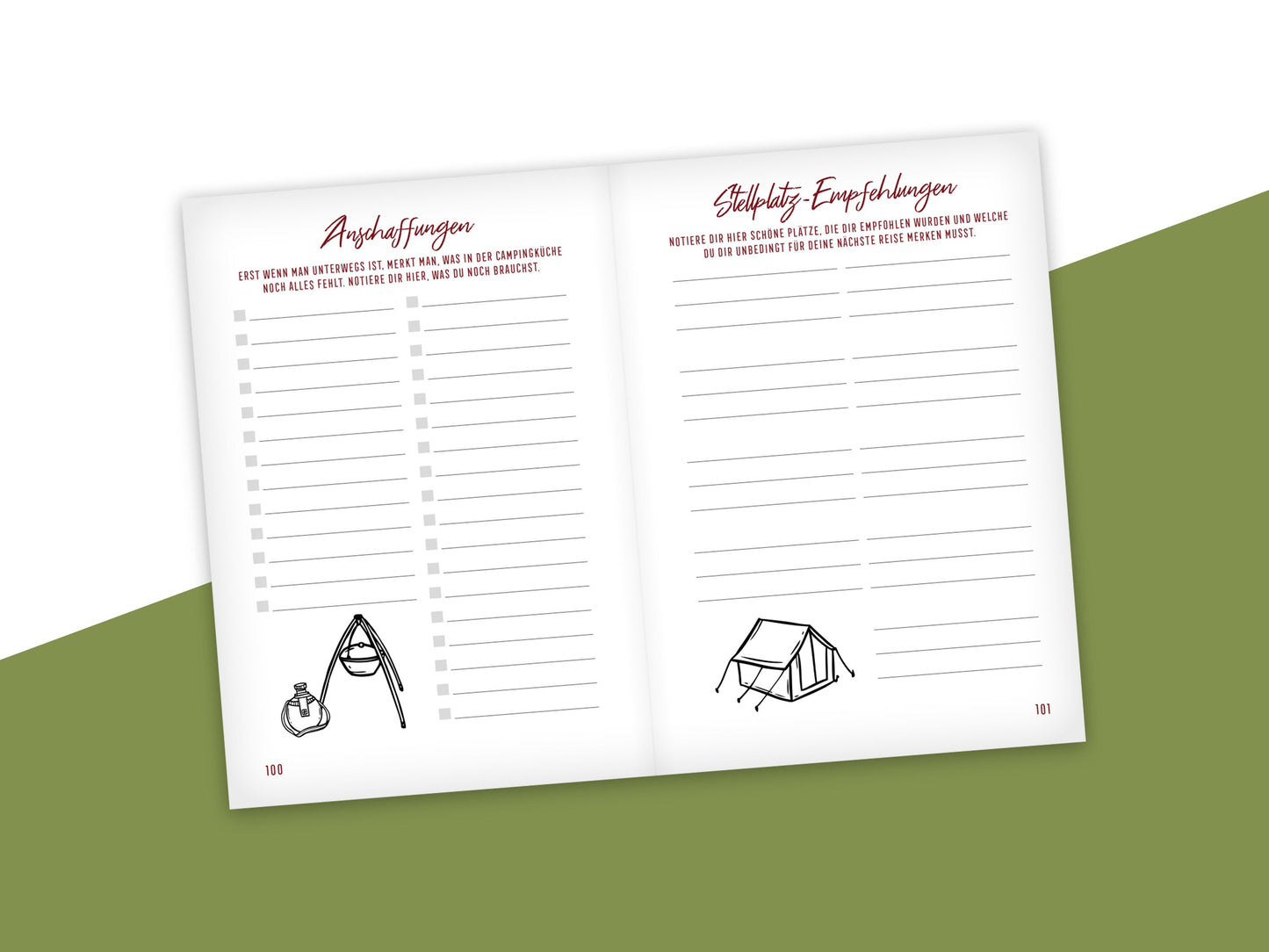 Mein Camping Rezeptbuch - Die Rezeptsammlung für unterwegs