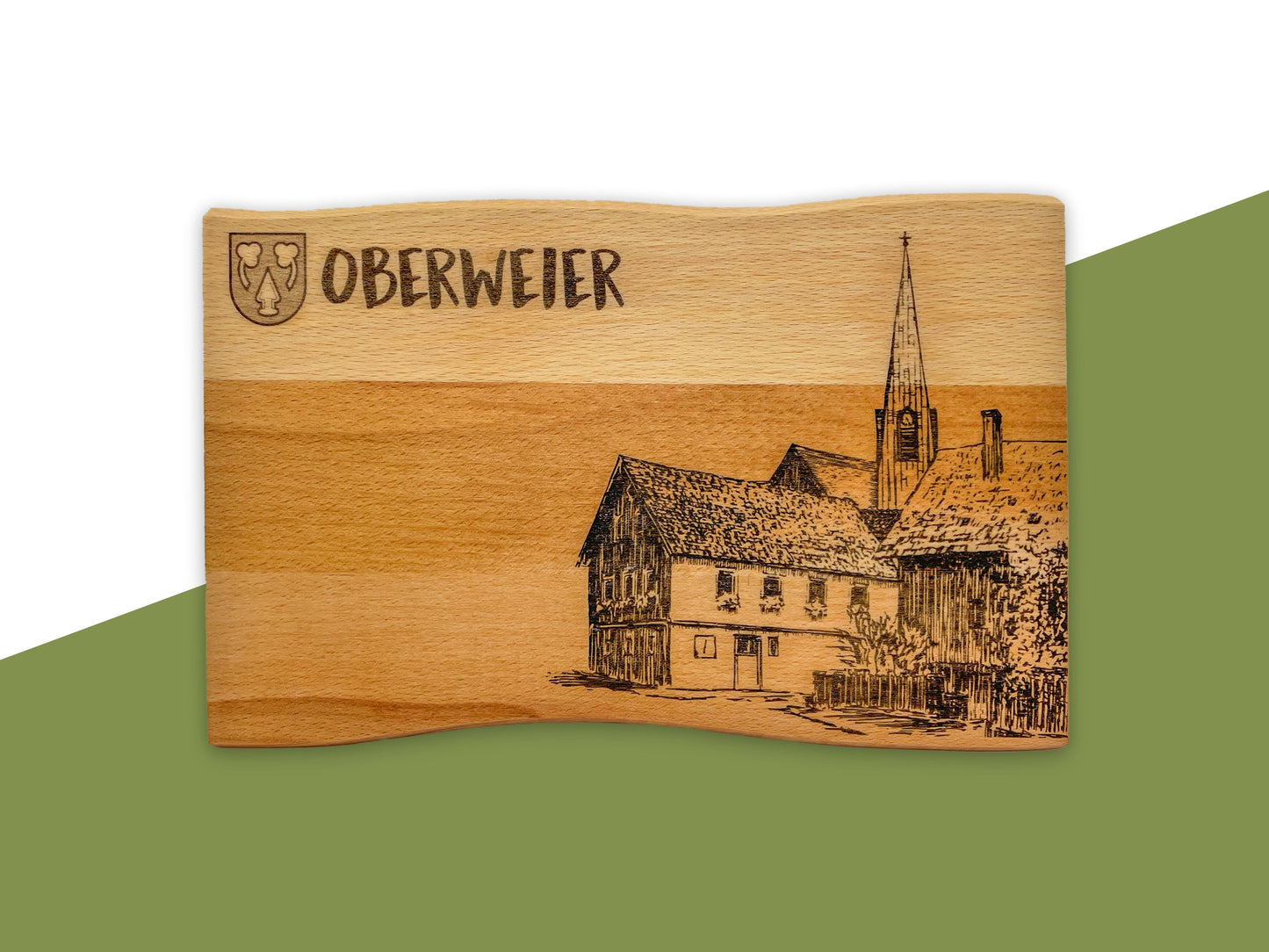 Handgefertigtes Vesperbrett aus Buchenholz – Oberweier Edition