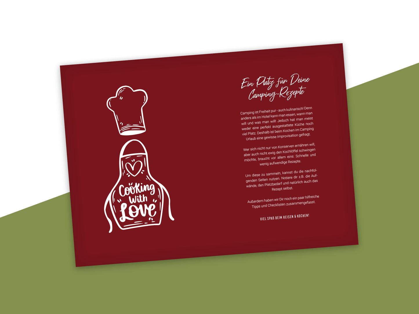 Mein Camping Rezeptbuch - Die Rezeptsammlung für unterwegs