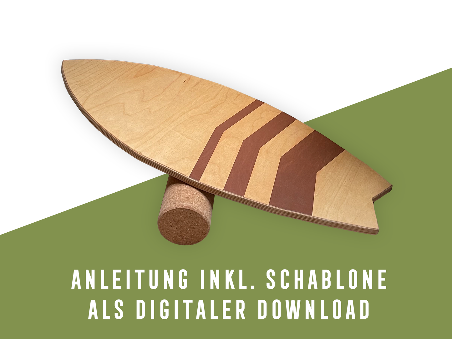 Balance Board selber bauen - Anleitung inkl. Schablone (PDF Download)