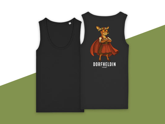 Dorfheld - Womens Organic Fitted Tank Top (Backprint)