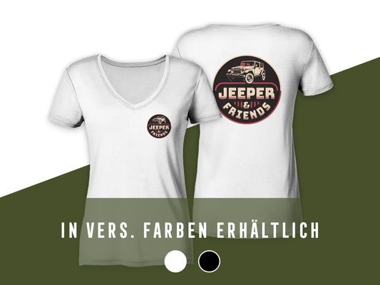 Jeeper & Friends - Ladies V-Neck Shirt
