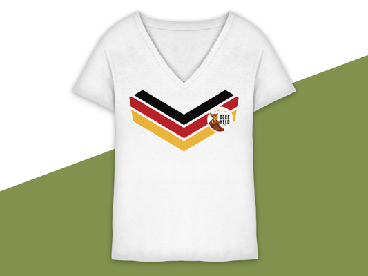 Dorfheld Deutschland Fanshirt - Ladies V-Neck Shirt