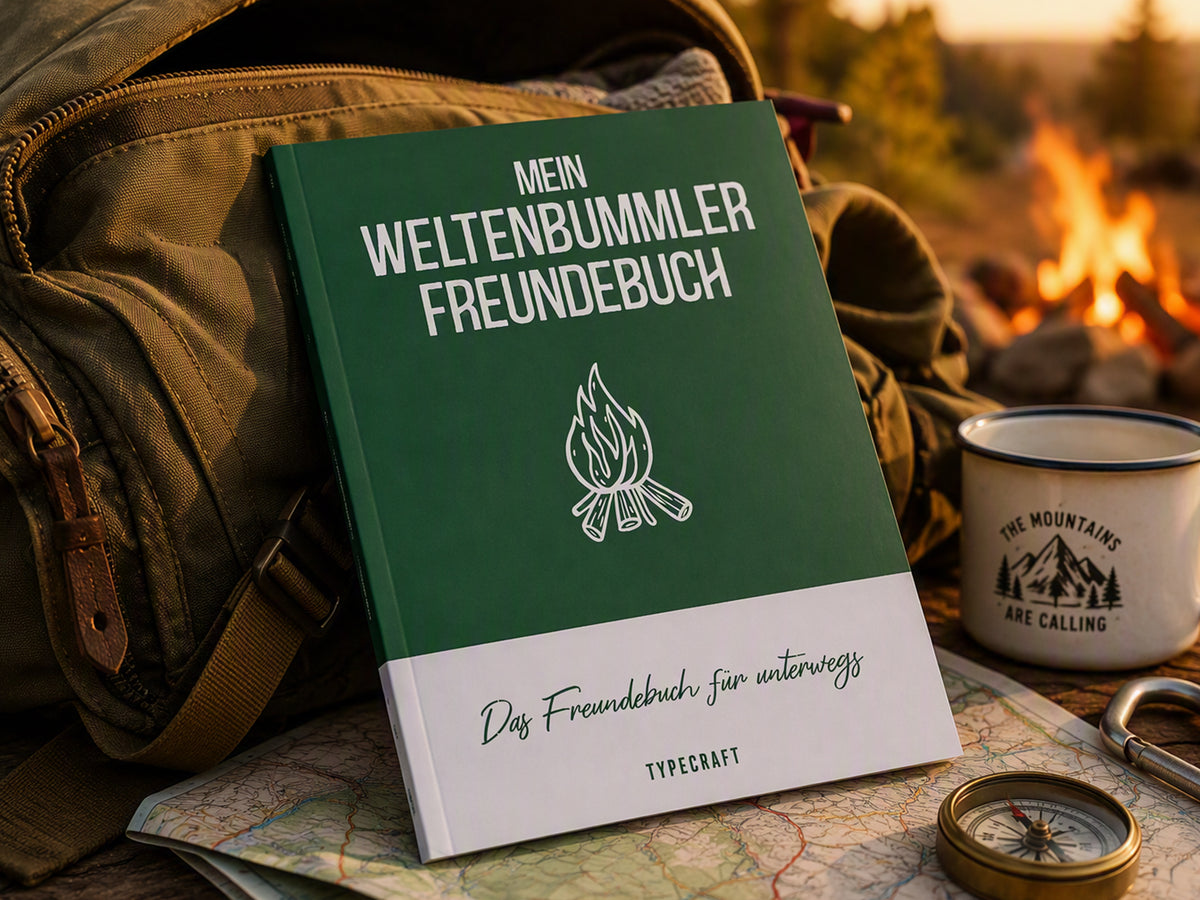 Mein Weltenbummler Freundebuch - Das Freundebuch für unterwegs