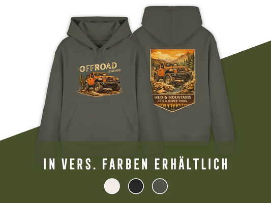 Offroad Legends - Mud & Mountains - Organic Basic Hoodie