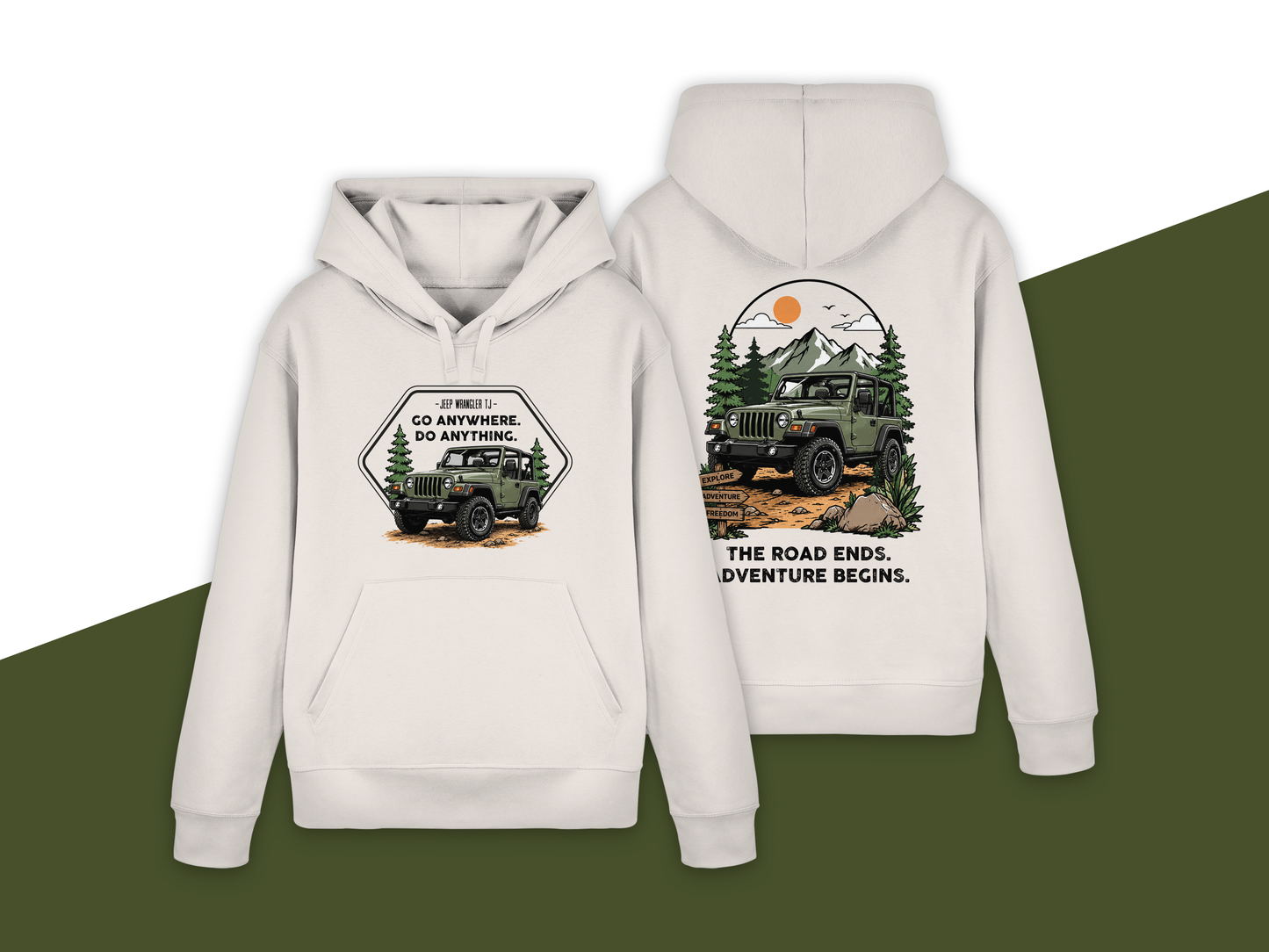 Organic Basic Hoodie - Wrangler TJ