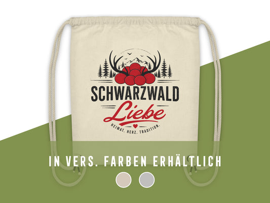 SCHWARZWALD Liebe - Organic Gym-Bag