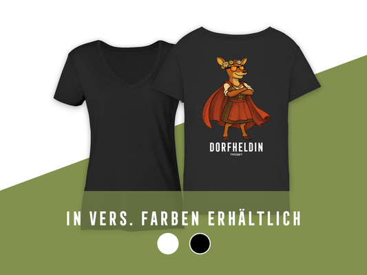 Dorfheld - Ladies V-Neck Shirt (Backprint)