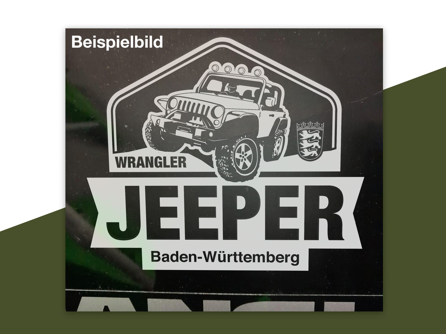 Wrangler Jeeper Baden-Württemberg Auto Aufkleber (2er Set)