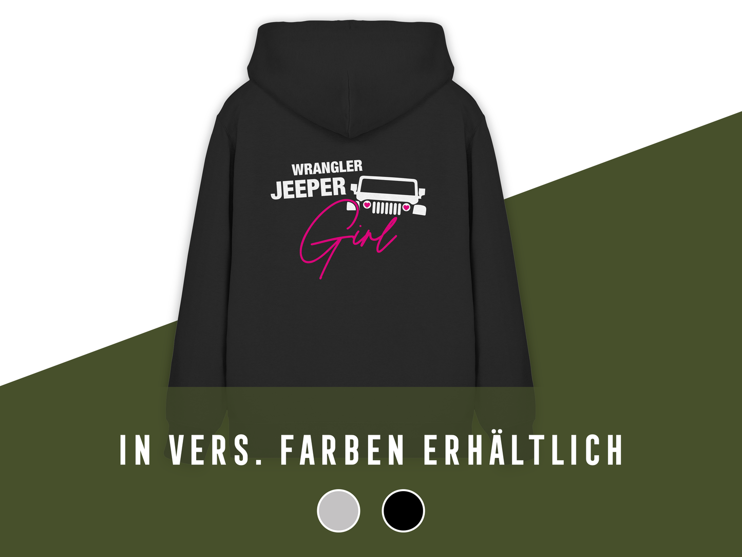 Wrangler Jeeper Girl  - Organic Zipper (Backprint)