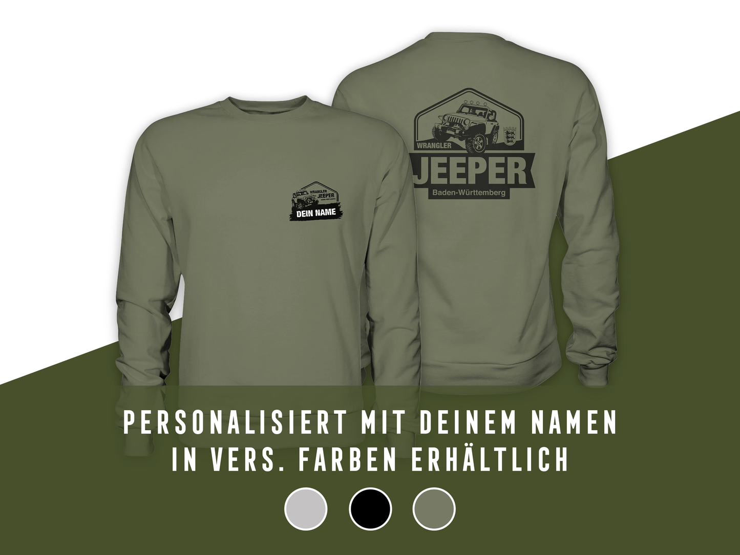 Wrangler Jeeper Baden-Württemberg – Organic Oversize Sweatshirt