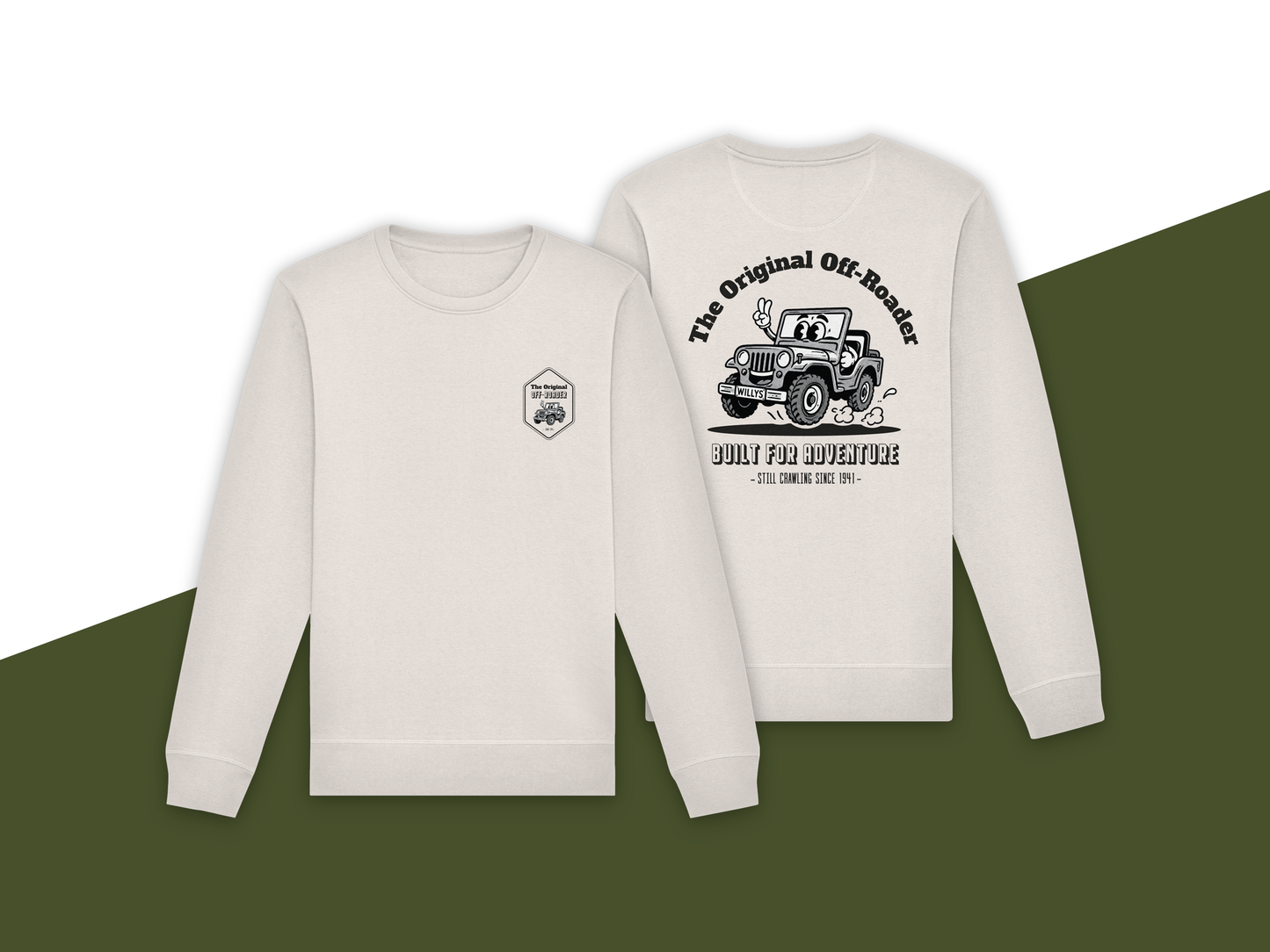 The Original Offroader - Willy - Organic Basic Unisex Sweatshirt