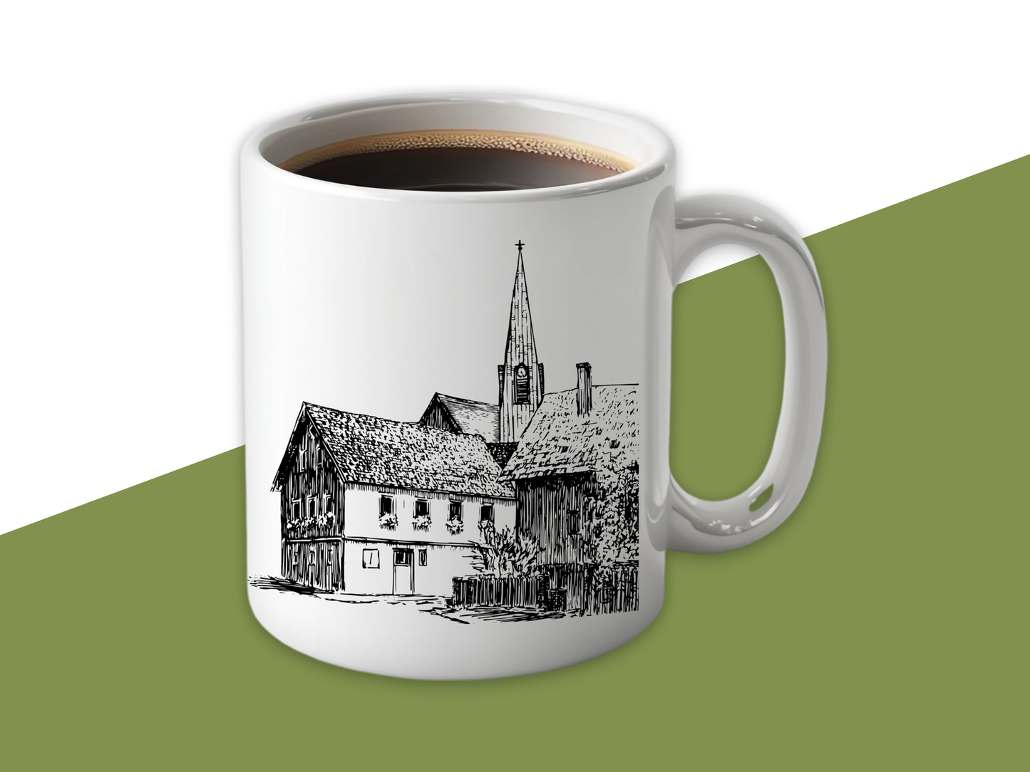 Oberweier - Panorama Tasse
