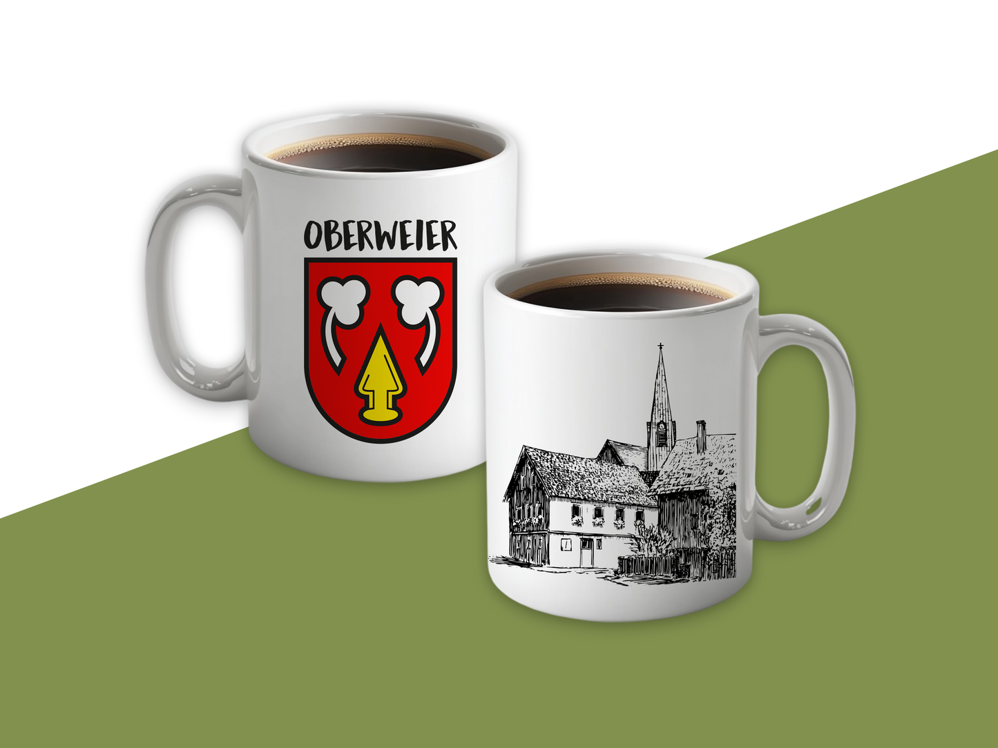 Oberweier - Panorama Tasse