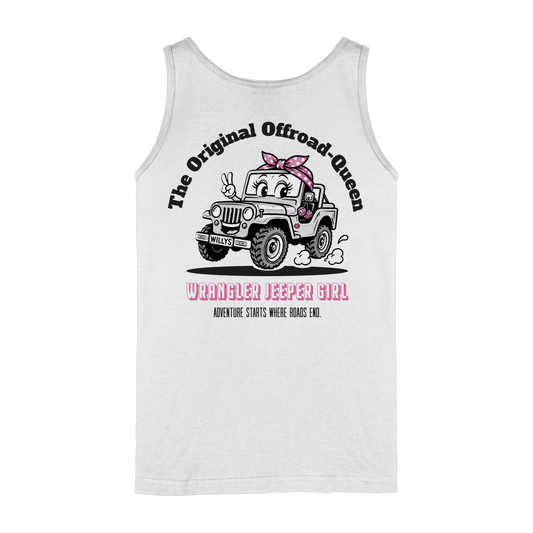 Offroad Queen - Wrangler Jeeper Girl - Ladies Tank-Top (Backprint)