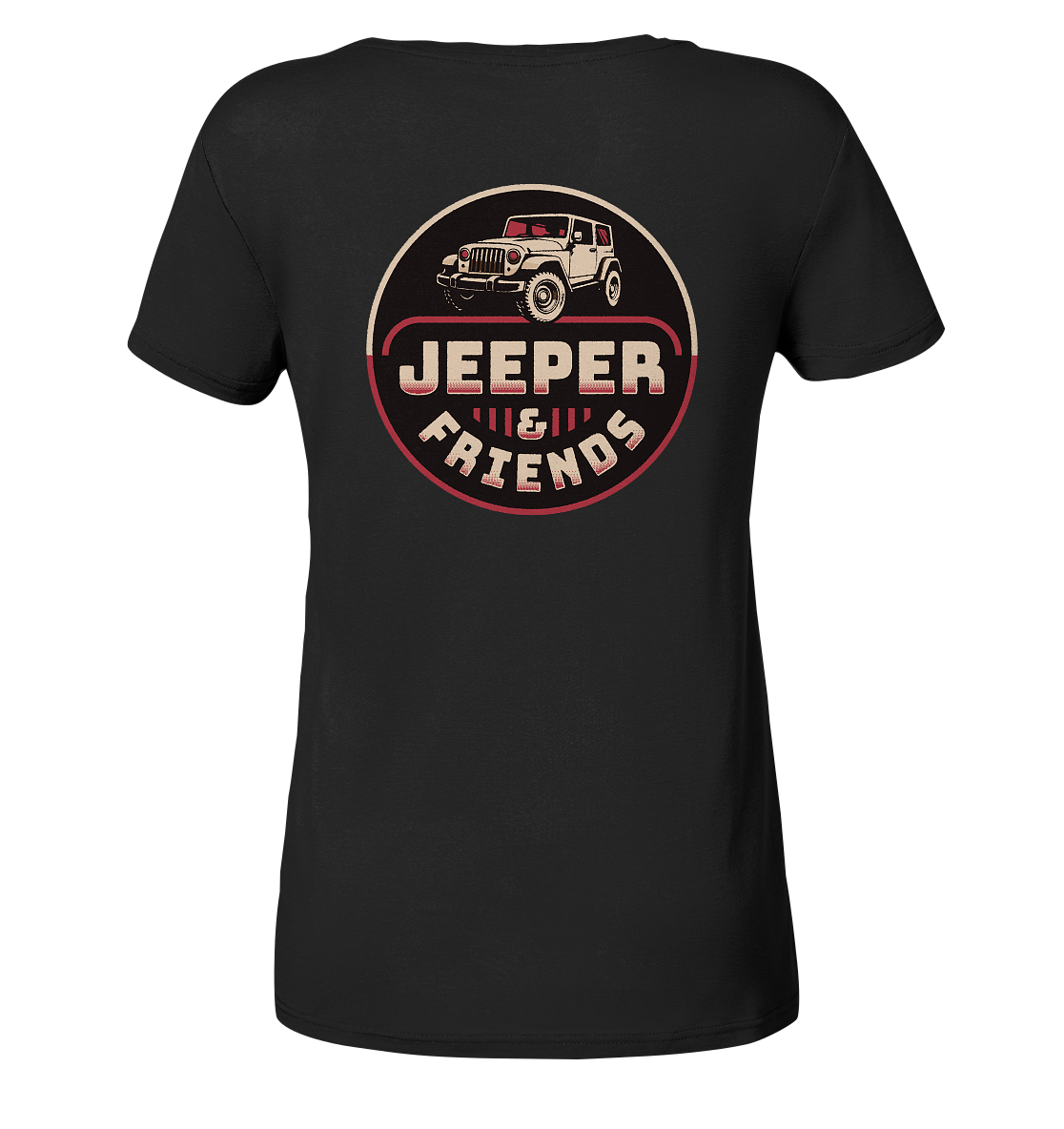 Jeeper & Friends - Ladies V-Neck Shirt