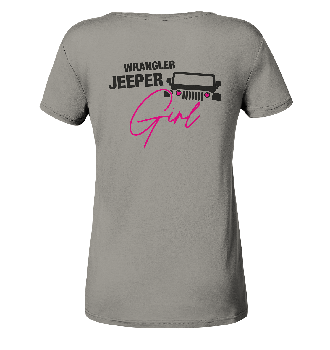 Wrangler Jeeper Girl – Ladies Organic V-Neck Shirt