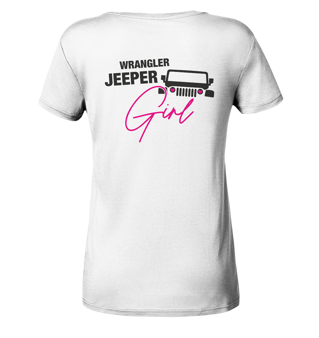 Wrangler Jeeper Girl – Ladies Organic V-Neck Shirt