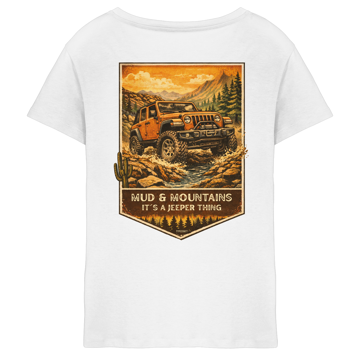 Offroad Legends - Mud & Mountains - Ladies V-Neck Shirt