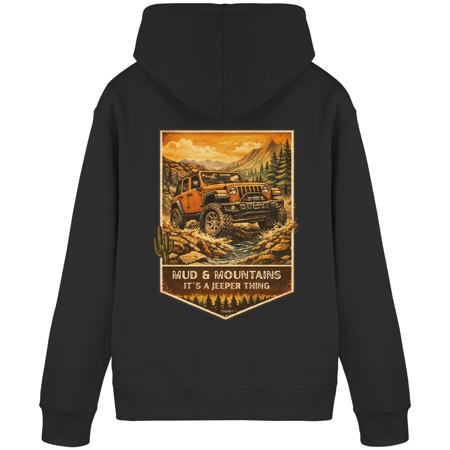 Offroad Legends - Mud & Mountains - Organic Basic Hoodie