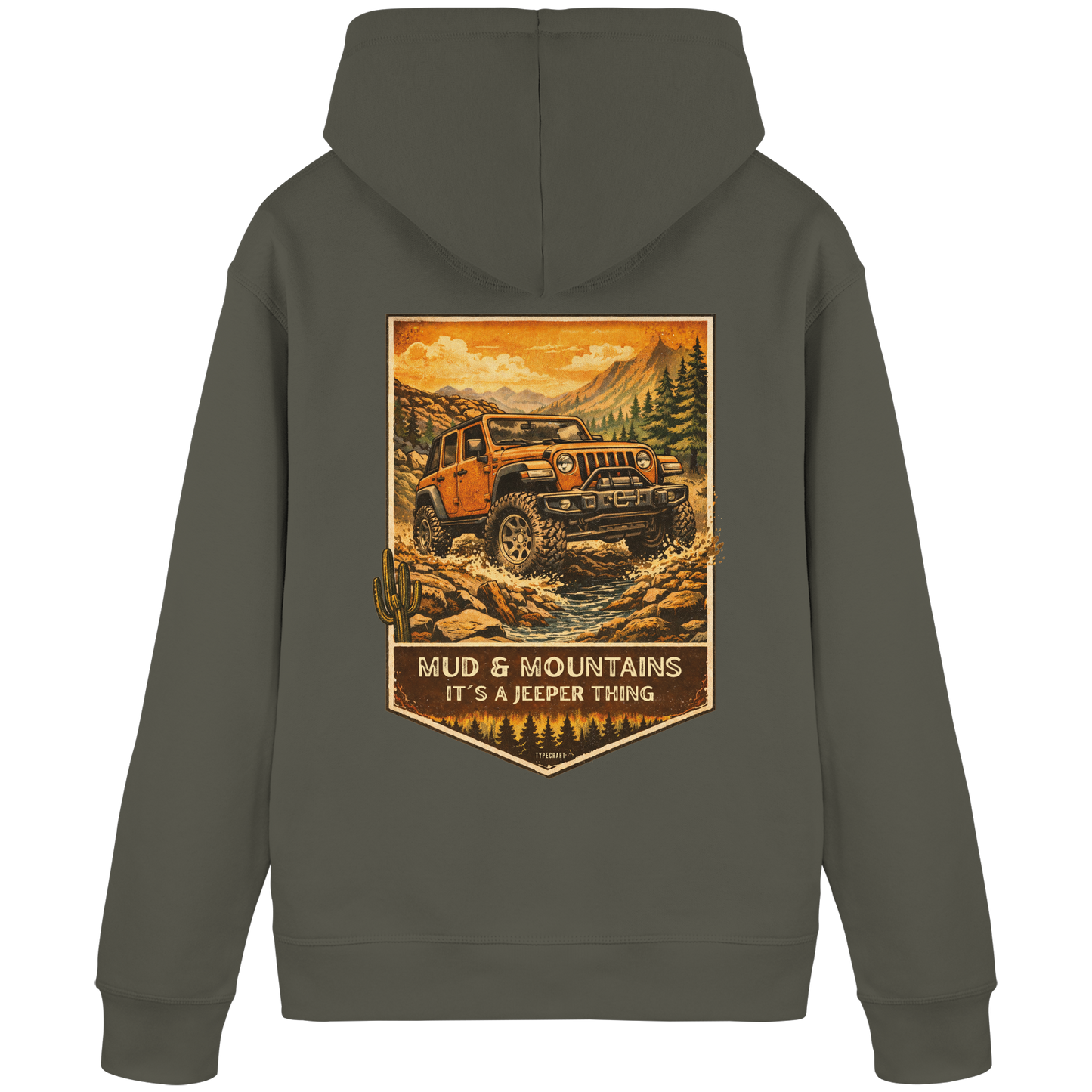 Offroad Legends - Mud & Mountains - Organic Basic Hoodie