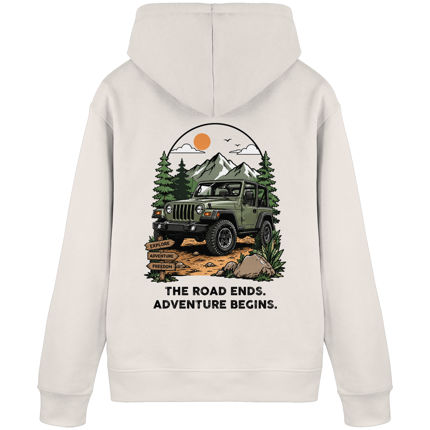 Organic Basic Hoodie - Wrangler TJ