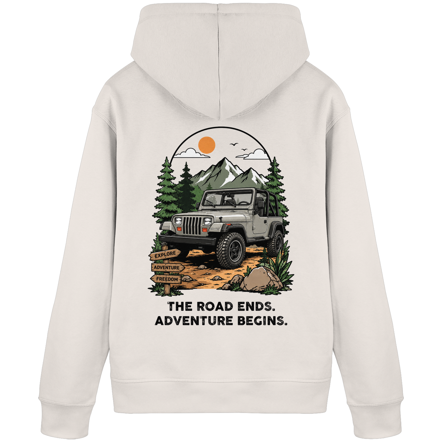 Organic Basic Hoodie - Wrangler YJ