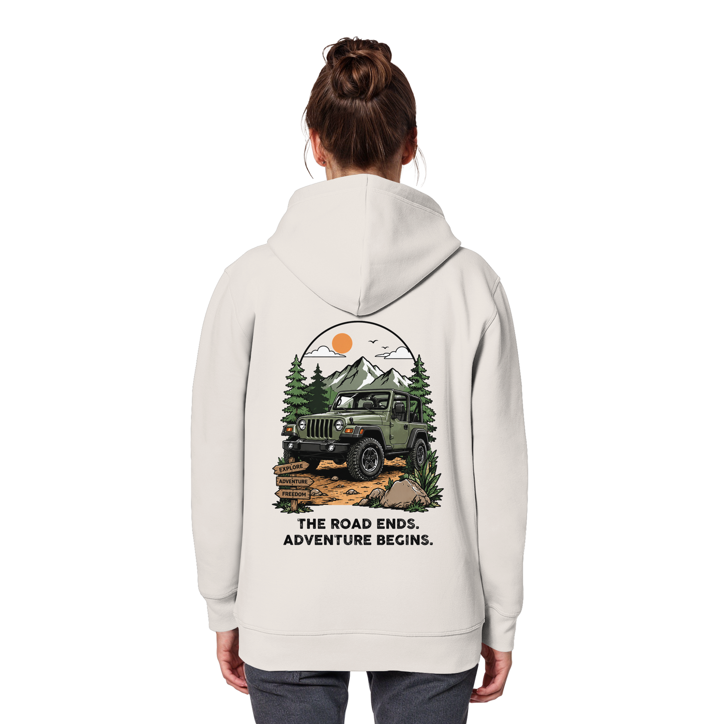 Organic Basic Hoodie - Wrangler TJ