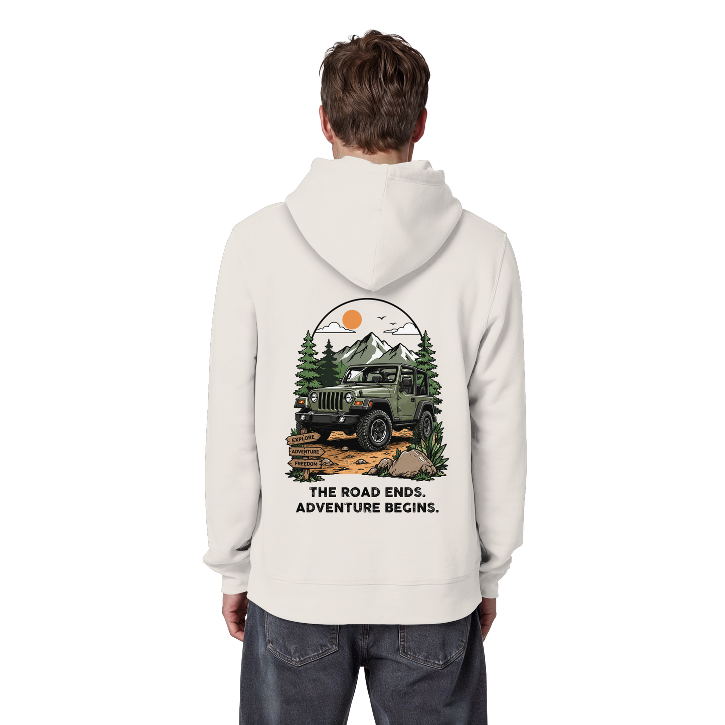 Organic Basic Hoodie - Wrangler TJ