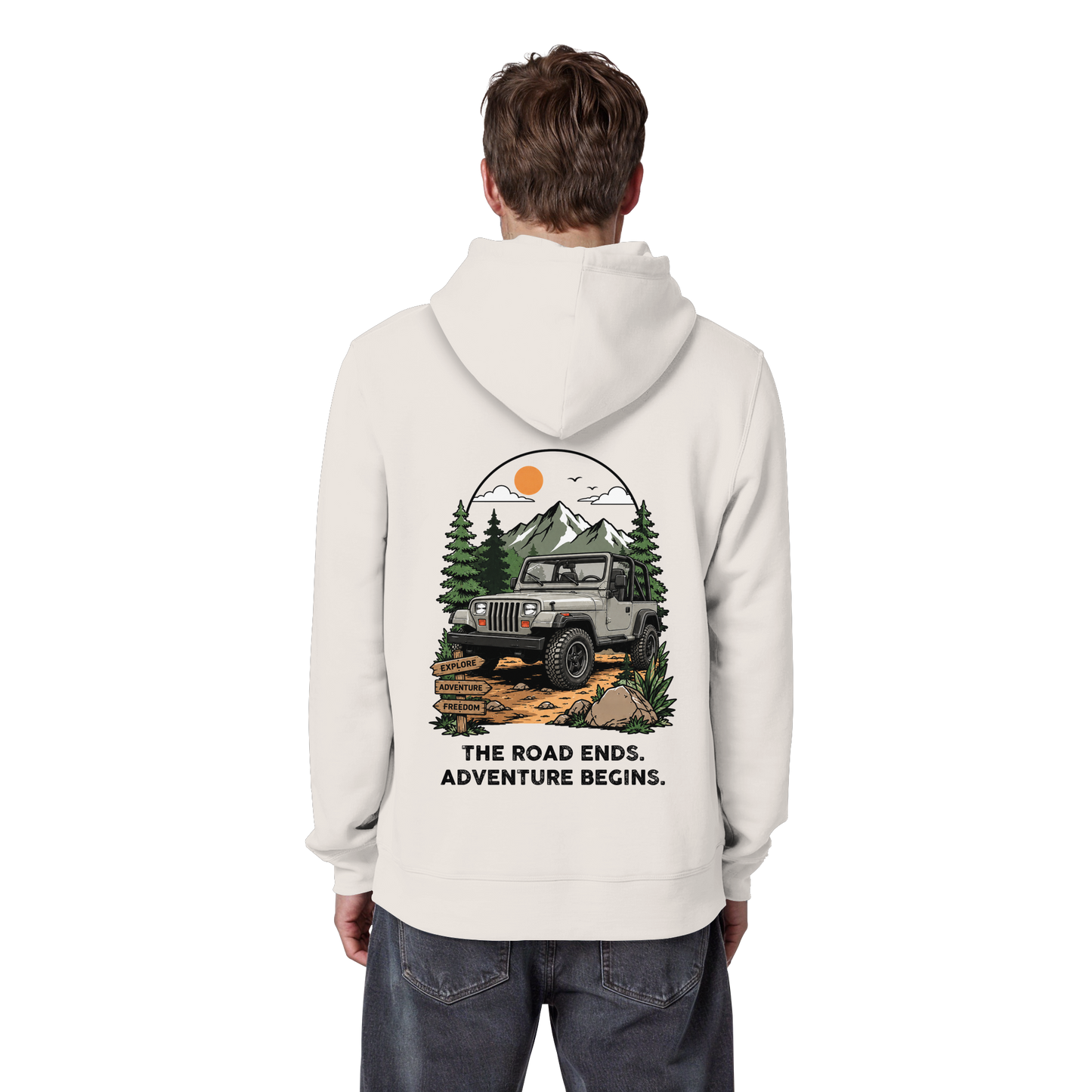 Organic Basic Hoodie - Wrangler YJ