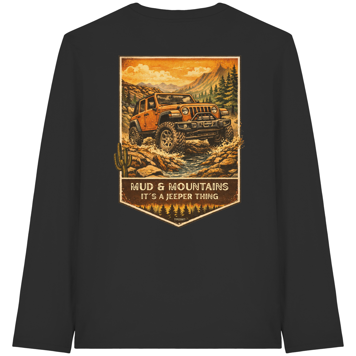 Offroad Legends - Mud & Mountains - Organic Longsleeve T-Shirt
