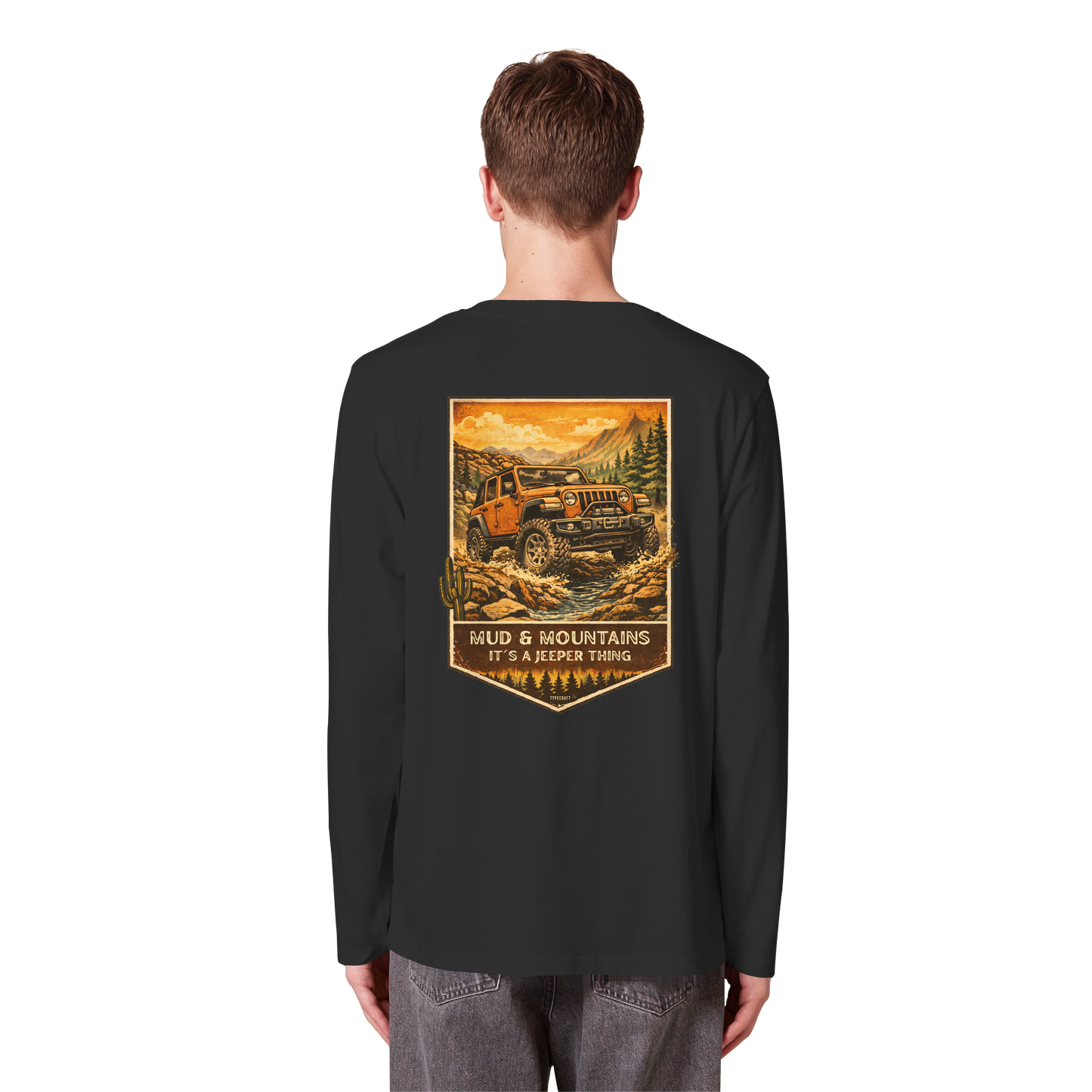 Offroad Legends - Mud & Mountains - Organic Longsleeve T-Shirt