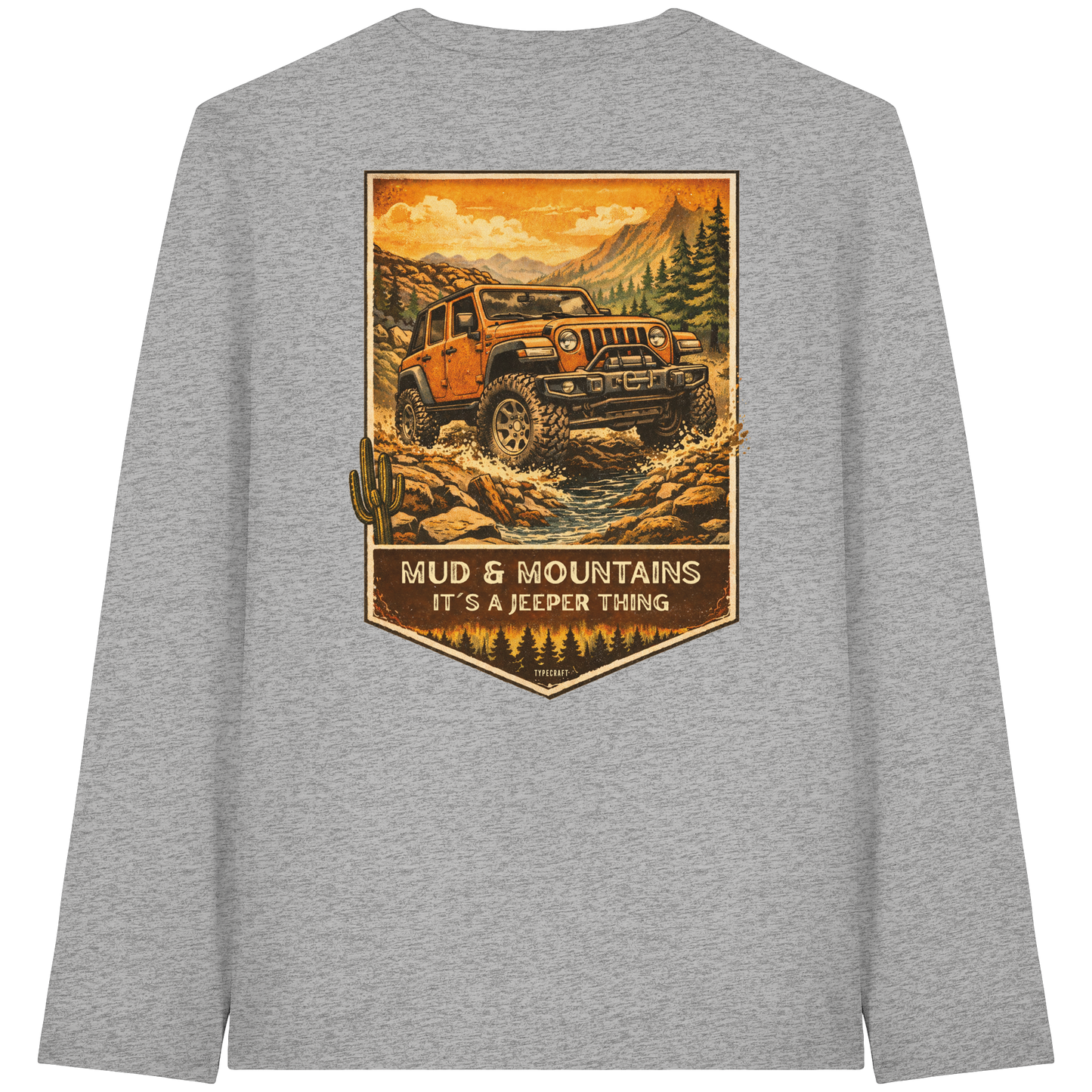 Offroad Legends - Mud & Mountains - Organic Longsleeve T-Shirt