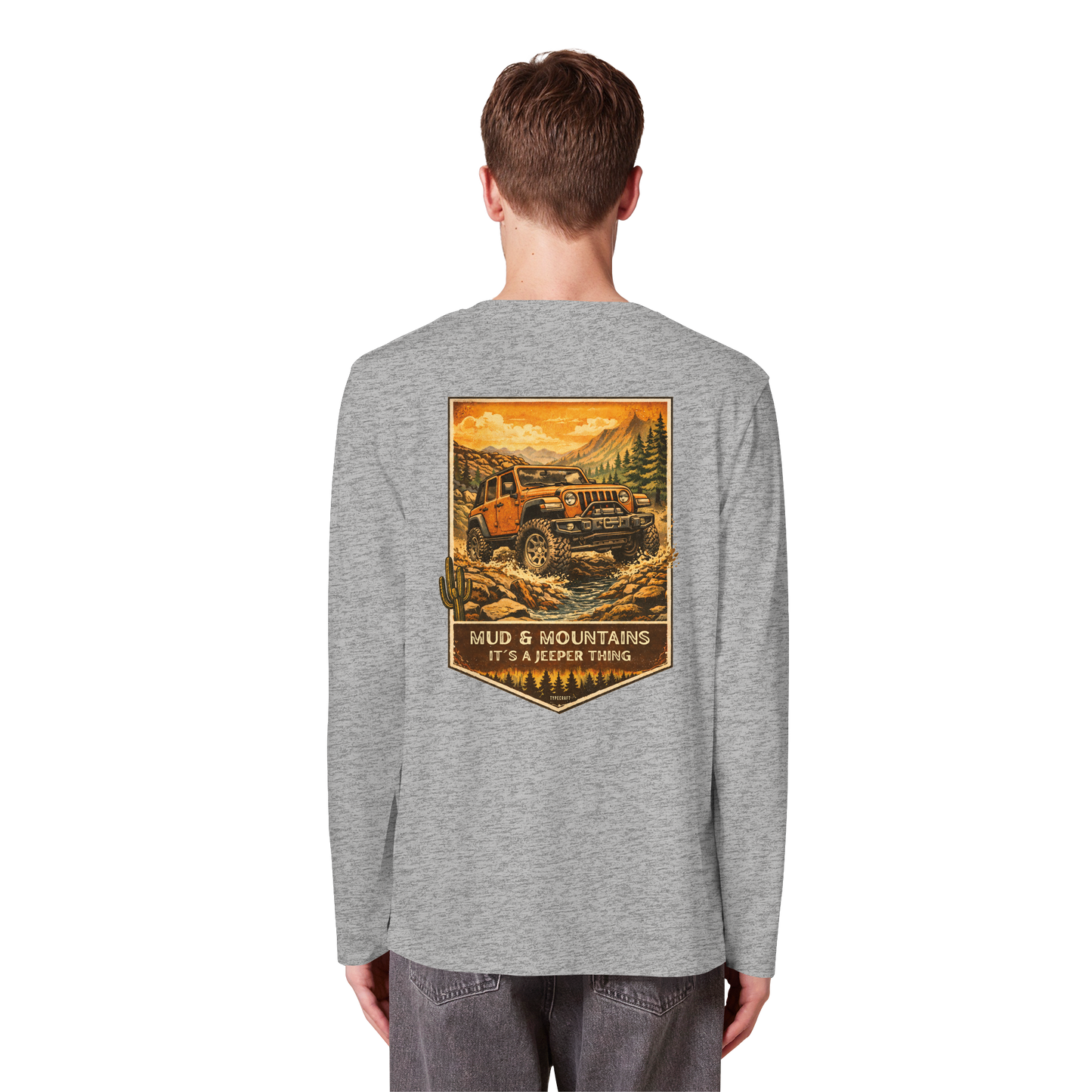 Offroad Legends - Mud & Mountains - Organic Longsleeve T-Shirt