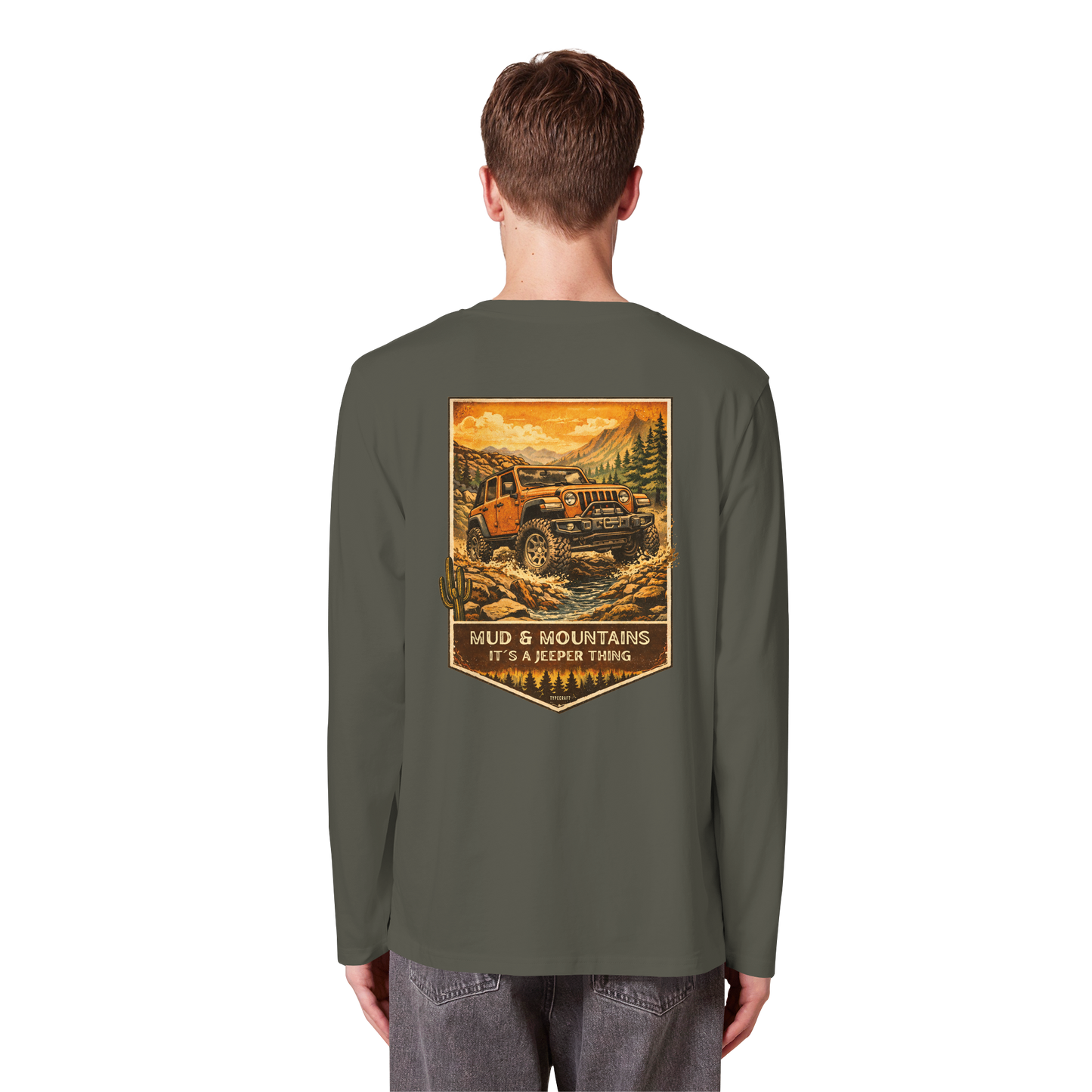 Offroad Legends - Mud & Mountains - Organic Longsleeve T-Shirt